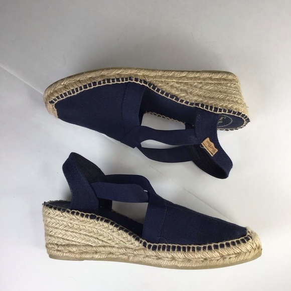 Toni Pons 'Ter' Slingback Espadrille Sandal in Navy Size EU39. - Picture 6 of 8